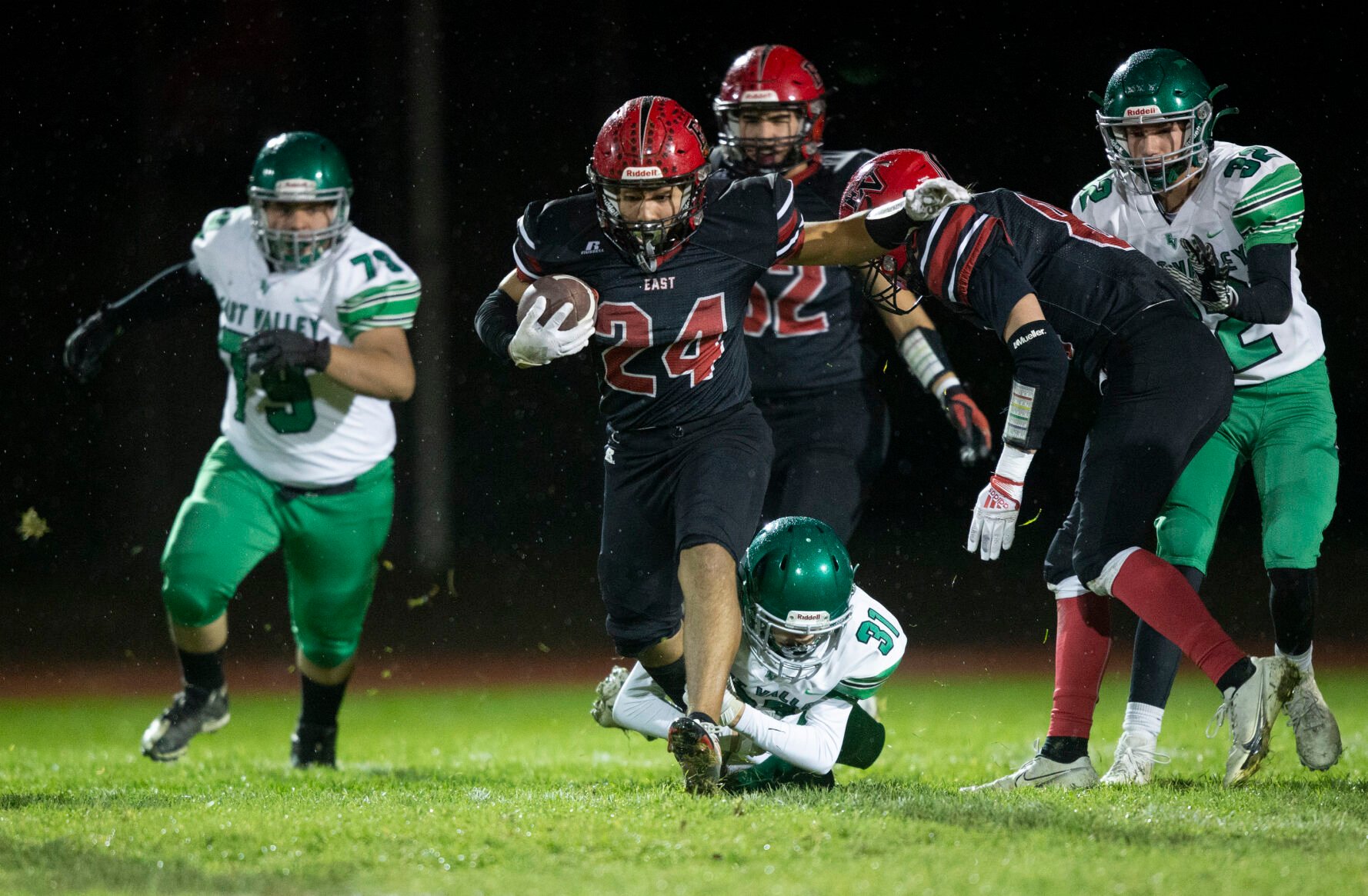 East Valley vs. East Valley-Spokane football